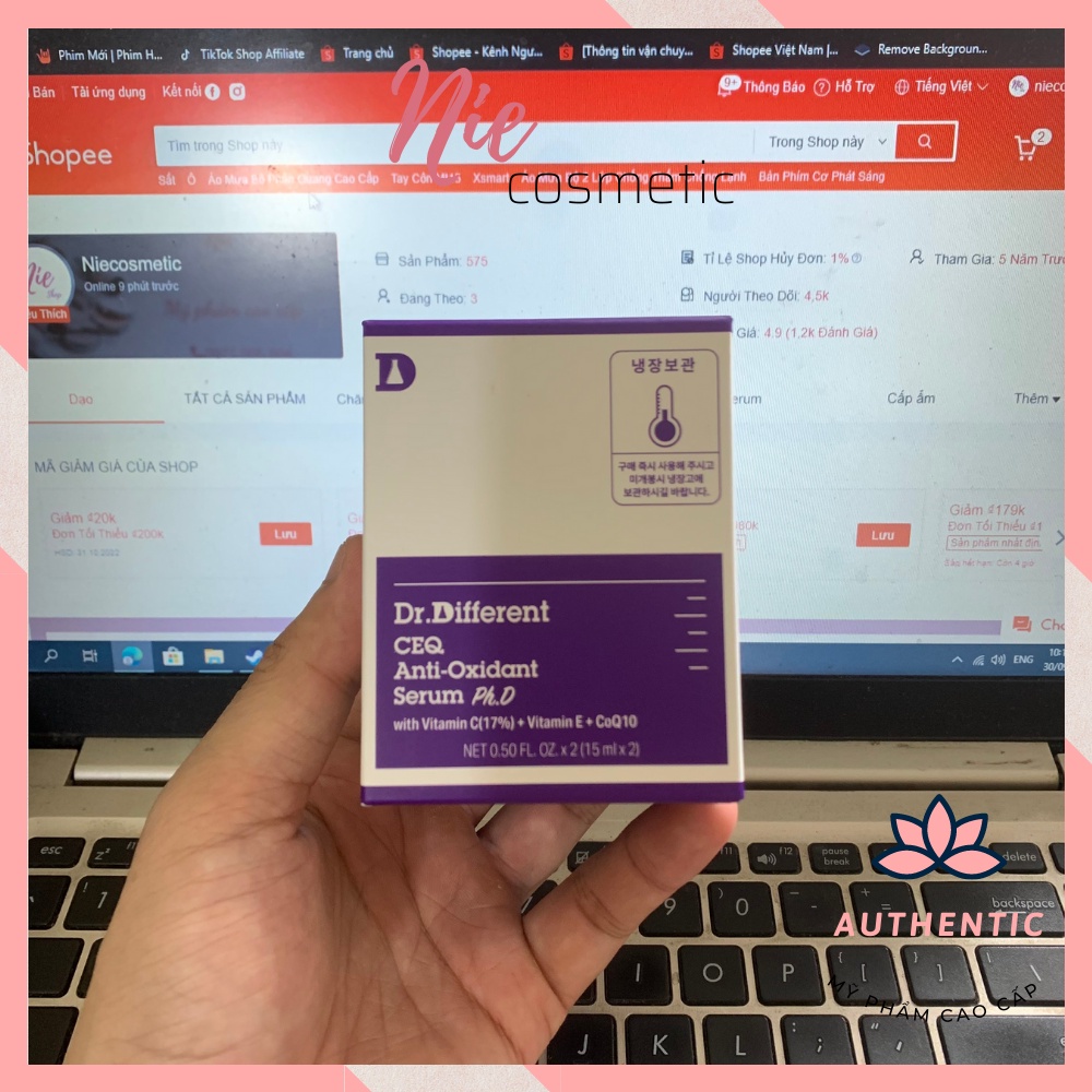 Serum Vitamin C+E CEQ Anti-Oxidant 15ml x2