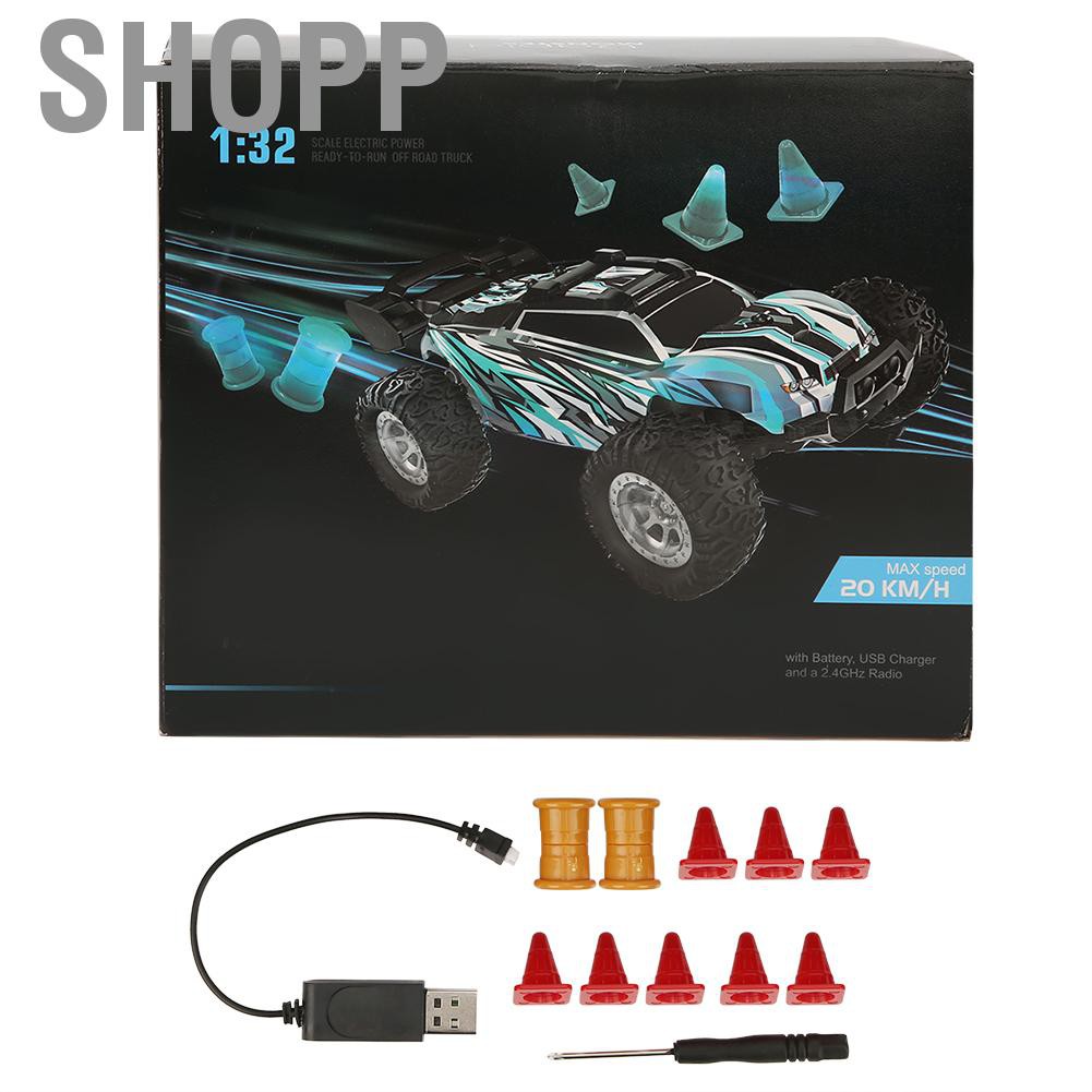 RC Xe Hơi Đồ Chơi Điều Khiển Từ Xa S658 1 / 32 2.4g Mini 20km / H Tốc Độ Cao Kèm Phụ Kiện