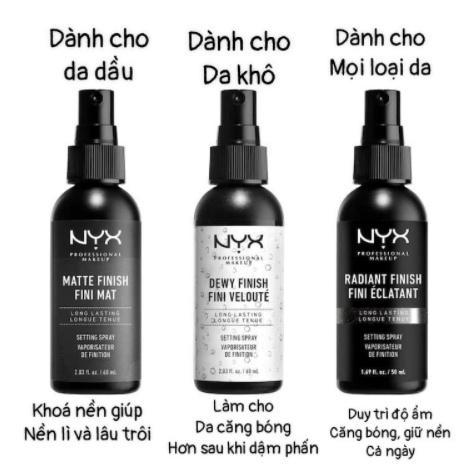 Xịt Khoá Nền Nyx Matte Finish