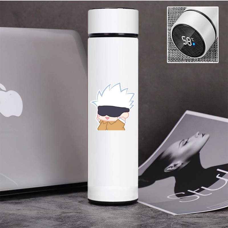 Bình giữ nhiệt đựng nước in hình JUJUTSU KAISEN VER TẬP THỂ DỤC tiện lợi xinh xắn anime chibi