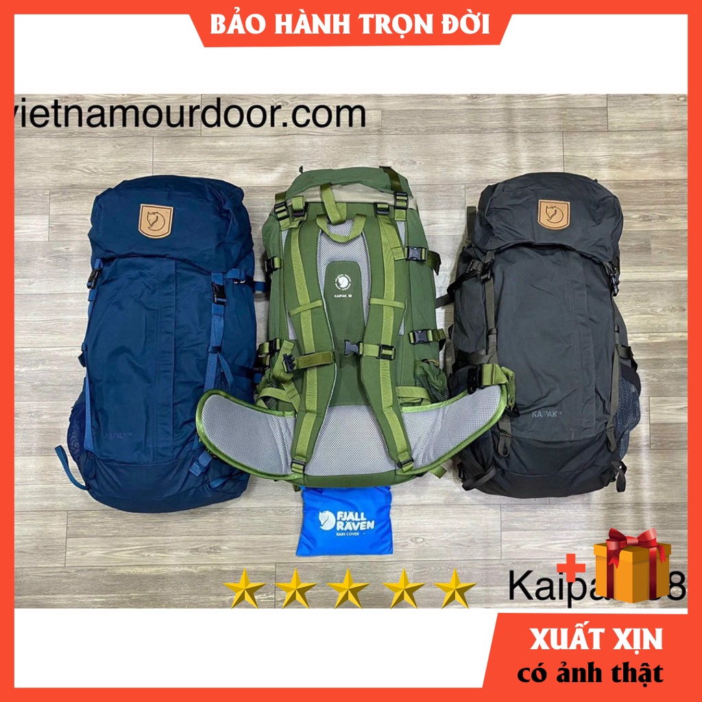 Balo Fjallraven Kaipak 38 hiking BẢO HÀNH TRỌN ĐỜI