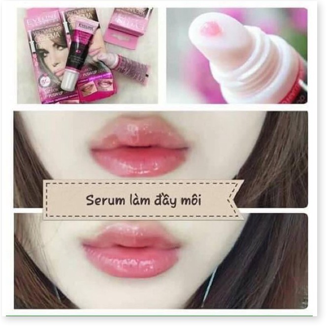 [Mã giảm giá của shop] Serum làm căng và dưỡng môi Hyaluron Lip Push-up Serum Eveline