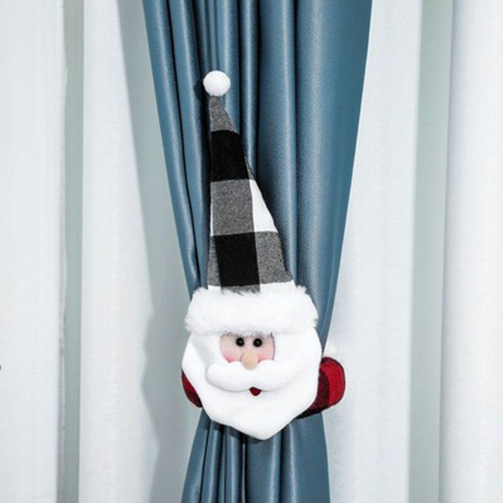Phụ Kiện Nút Rèm Cửa Hình Người Tuyết Và Người Tuyết Phong Cách Mới