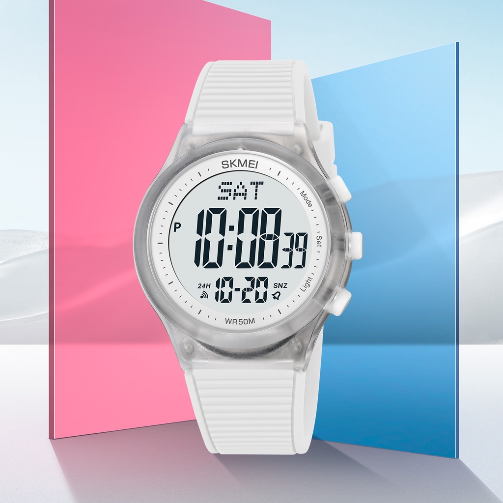 Đồng Hồ Điện Tử SKMEI 1980 Chống Thấm Nước Dây Silicone 5 Thanh Lịch Cho Nam