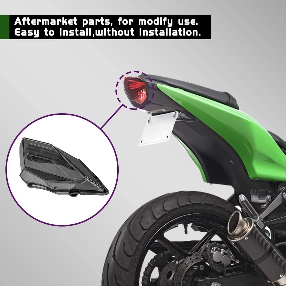 Đèn Led Đuôi Xe Mô Tô Kawasaki Ninja 250 300 Ex300 Z250 2013-2018