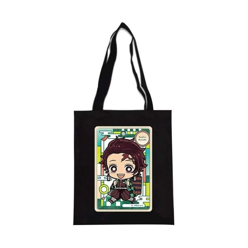 Túi Vải Canvas In Chibi Anime Demon Slayer: Kimetsu no Yaiba