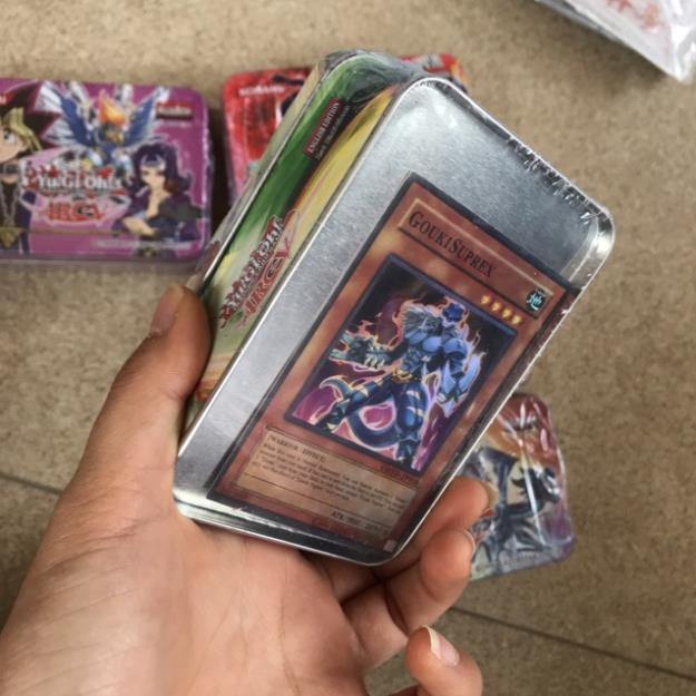 Thẻ bài magic YuGi Oh! Hộp sắt (40 thẻ bài) nhiều mẫu