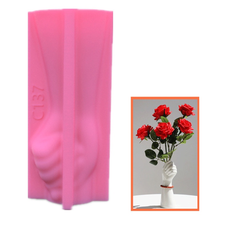 Khuôn Làm Đĩa / Chậu Hoa Handmade Độc Đáo Trang Trí Nhà Cửa DIY