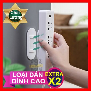 Bộ Miếng Dán Ổ Cắm Điện  Móc Treo Đồ Giá Đỡ Treo Tường Tiện Dụng