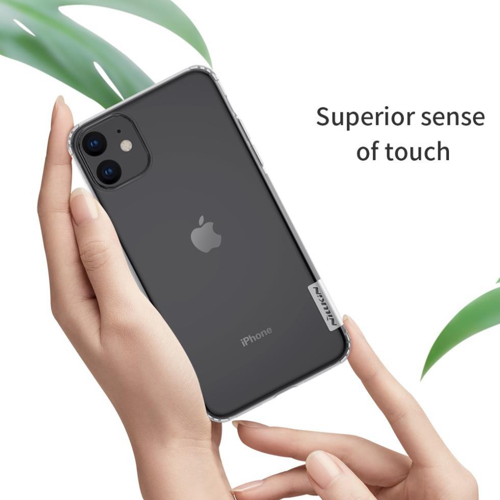 Ốp lưng dẻo cho iPhone 11 (6.1 inch) hiệu Nillkin mỏng 0.6mm, chống trầy xước - Hàng chính hãng