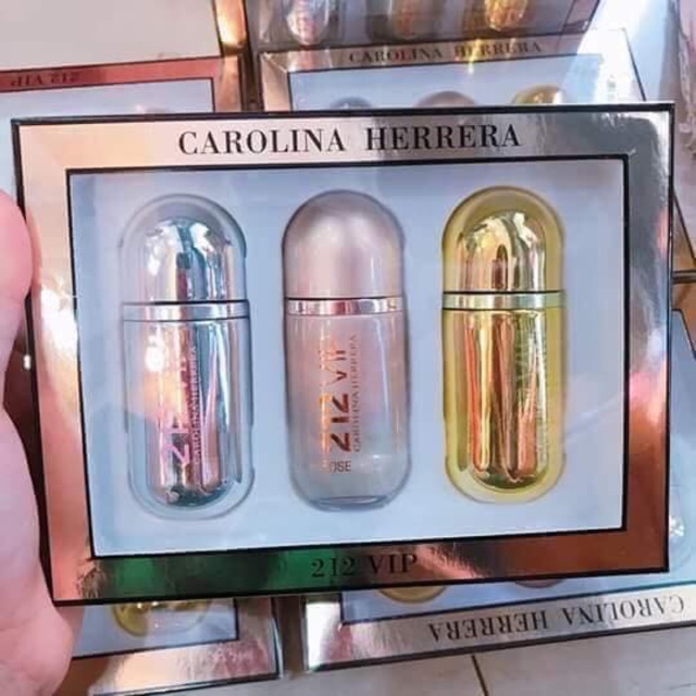 SET 3 CHAI NƯỚC HOA 212 VIP MINISIZE | Thế Giới Skin Care