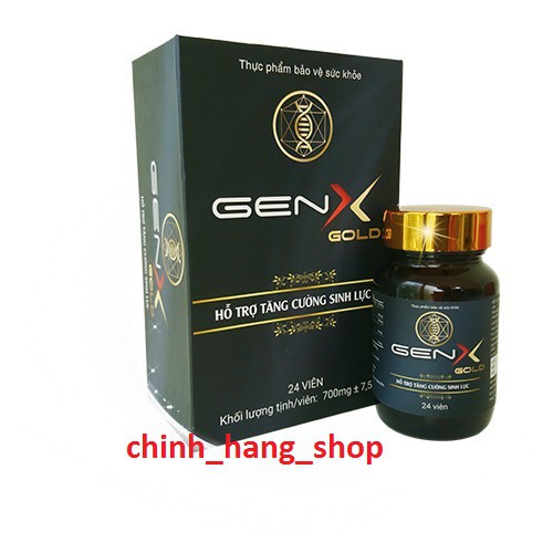 GEN X GOLD Chống xuất tinh sớm GENX GOLD Hỗ Trợ Cải Thiện Sinh Lý Nam Giới