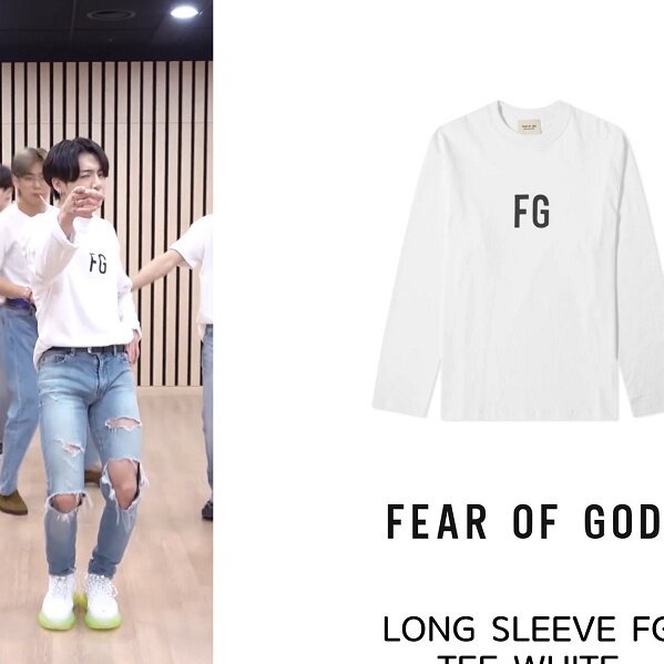 Áo FG dài tay đen trắng