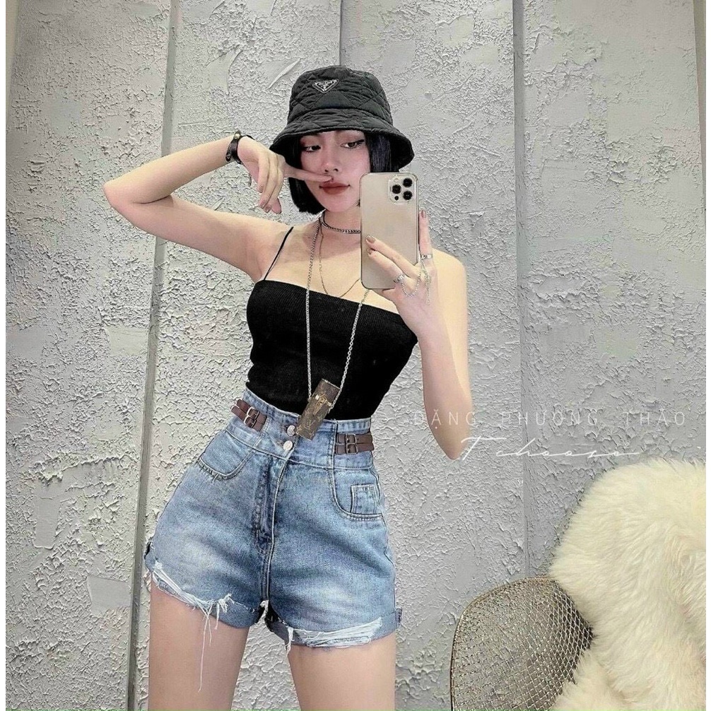 Áo hai dây bún dáng dài chất siêu đẹp