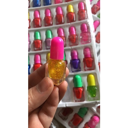 Vỉ 30 lọ Sơn móng nhỏ mini siêu xinh mix đủ màu