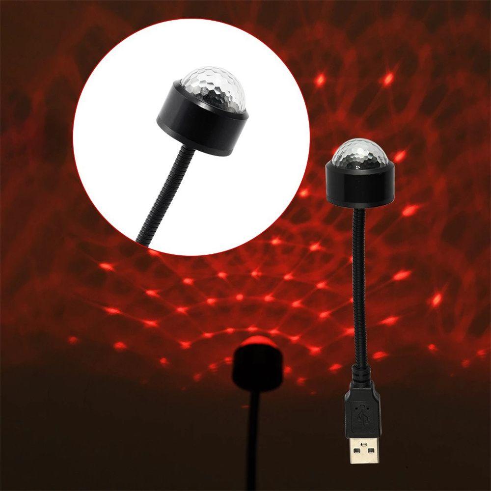 Đèn LED USB Trang Trí Nội Thất Xe Hơi Điều Khiển Bằng Giọng Nói Tiện Dụng