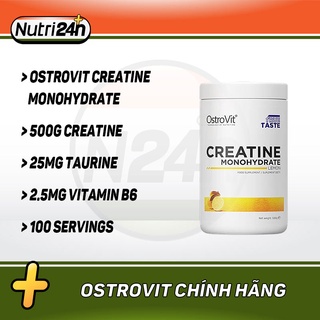 Creatine Monohydrate, Giúp Tăng Sức Mạnh, Sức Bền, OstroVit Creatine Monohydrate 500g