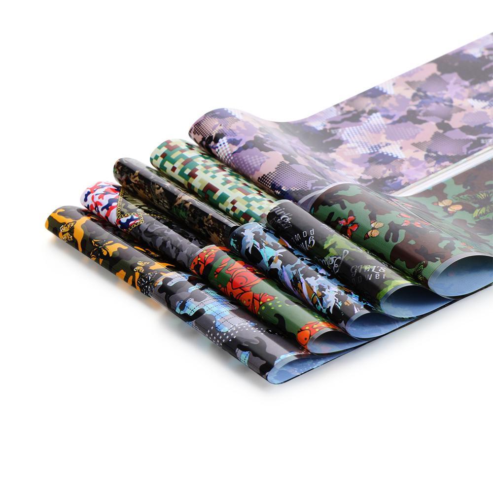 Bộ 10 Miếng Dán Trang Trí Móng Tay Màu Hồng / Xanh Lá