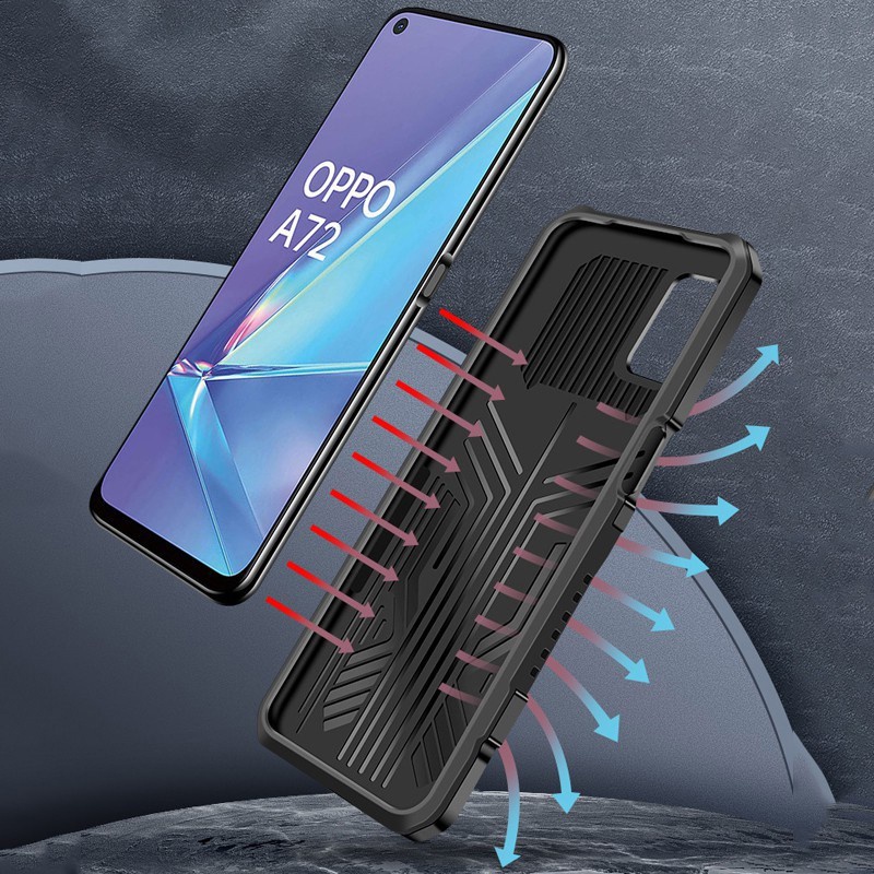 Ốp Điện Thoại Chống Sốc Có Kẹp Cho OPPO A16 A16S A16K A16E A37 A15 A15S A96 4G A36 4G A76 4G A95 4G A74 4G A94 4G