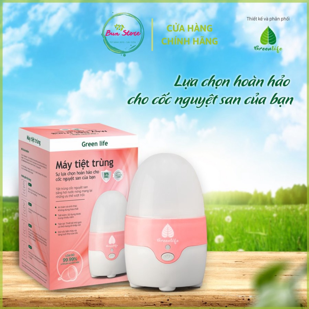 Máy tiệt trùng cốc nguyệt san Green life