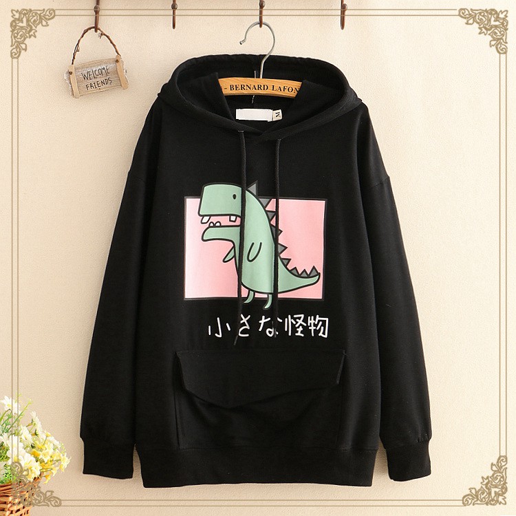 Áo Khoác Hoodie 🚚 FREESHIP 🚚 Áo Khoác Nỉ Hoodie Khủng Long Cute (nhiều màu) mẫu hoodie mới nhất 2020 | BigBuy360 - bigbuy360.vn