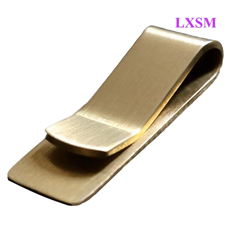 Lxsm Kẹp Giấy Ghi Chú Thay Đổi Bằng Kim Loại Dày Dặn Cổ Điển Tùy Chỉnh Cho Nam Và Nữ