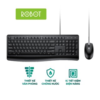 Bộ Bàn Phím & Chuột Có Dây ROBOT KM2500 DPI 1200