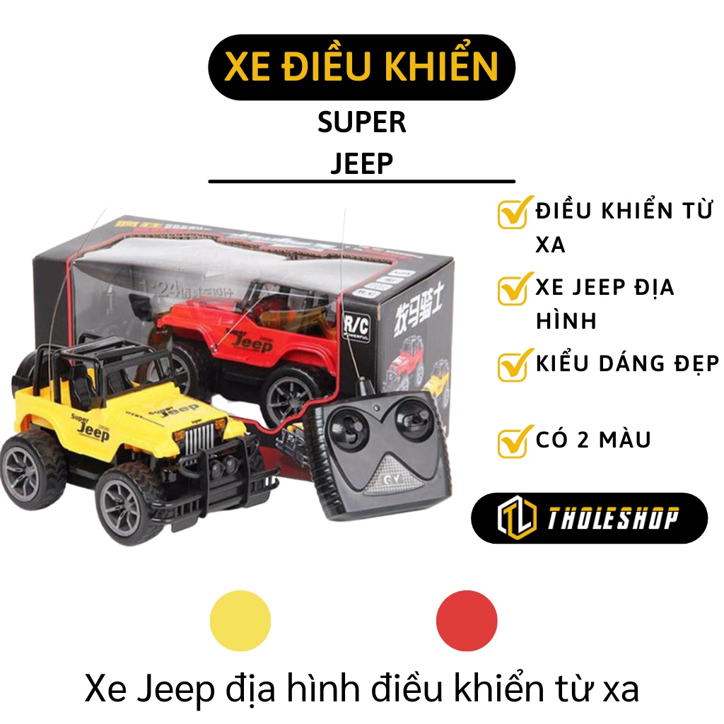 Ô tô điều khiển - Xe Jeep địa hình điều khiển từ xa dùng pin hoặc sạc điện động cơ mạnh mẽ 2601