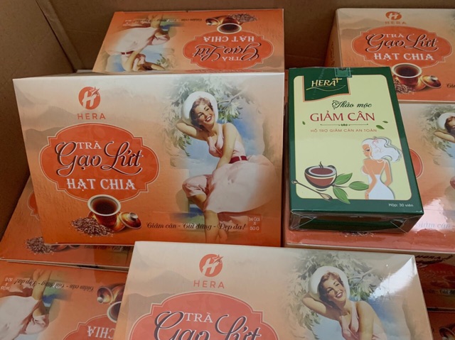 COMBO HERA PLUS VÀ GẠO LỨT HẠT CHIA GIẢM CÂN HIỆU QUẢ CHÍNH HÃNG