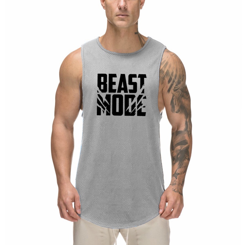 Áo Thun Thể Thao Không Tay In Họa Tiết Cá Tính Theo Phong Cách Mùa Hè Dành Cho Nam