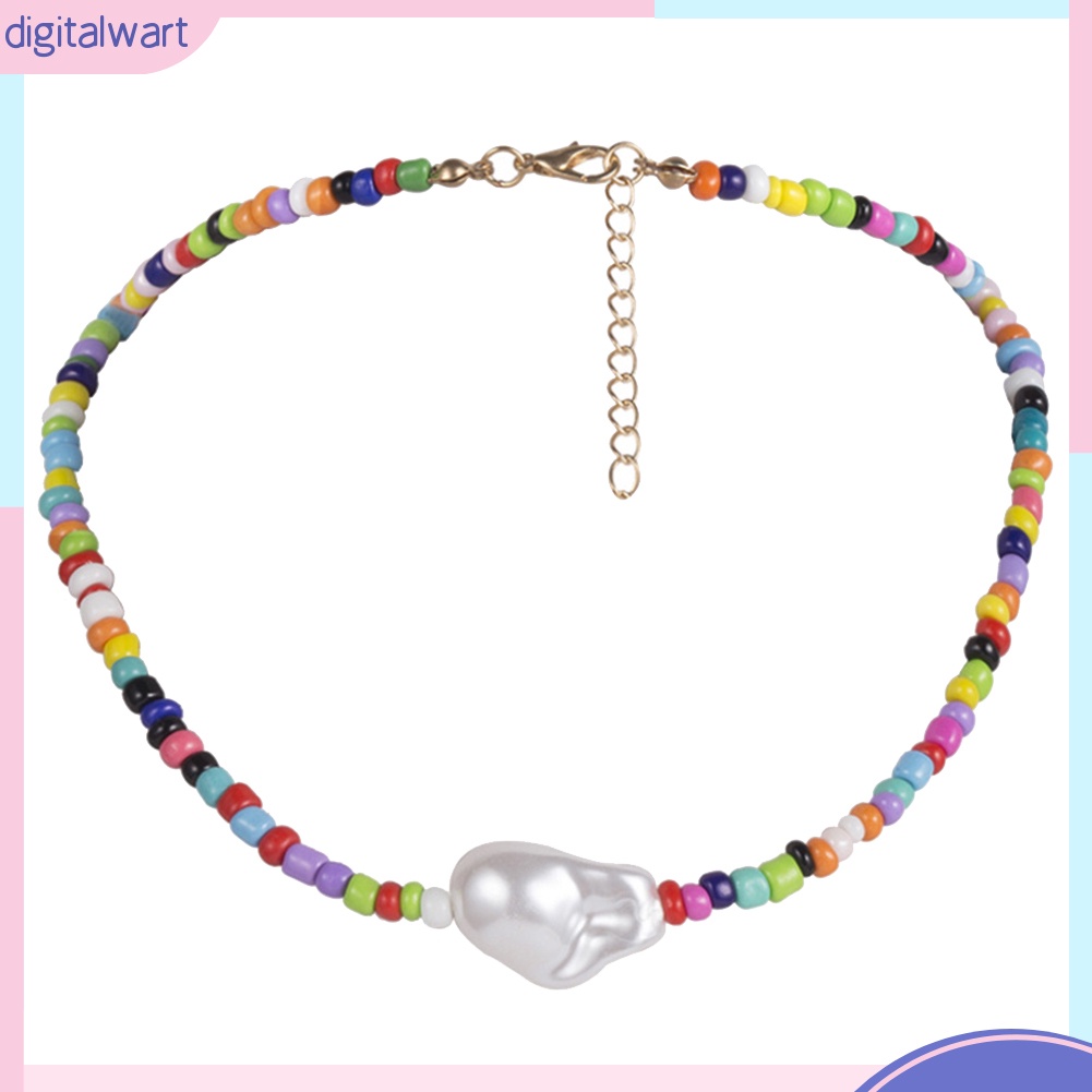 Vòng Cổ Đính Hạt Ngọc Trai Nhân Tạo Phong Cách Bohemian Cá Tính Sang Trọng Dành Cho Nữ