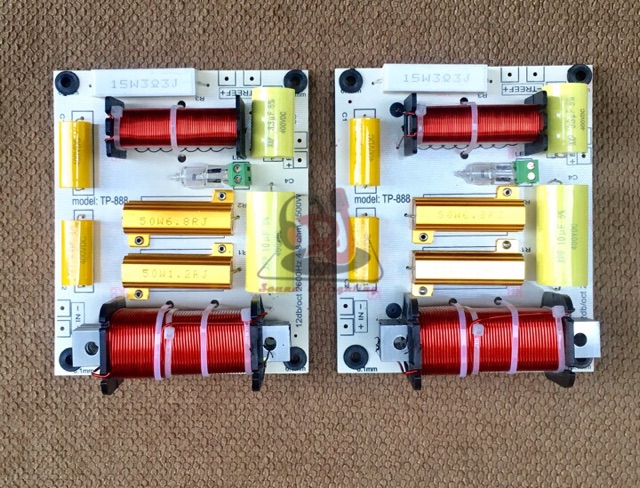 Mạch phân tần loa full đơn  Array TP 888 02 cái thích hợp cho dòng loa bass treble từ neo, dùng cho các dòng loa