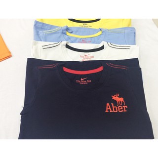 (7-22kg) F0579 Combo 2 áo thun màu trơn Aber