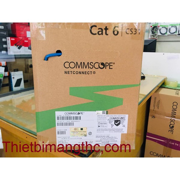 Cáp mạng Commscope.AMP Cat6 UTP 8 sợi đồng (305m) CH full vat