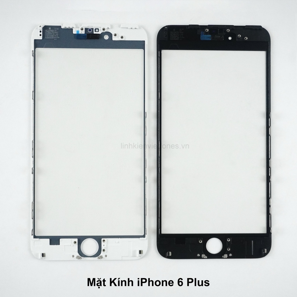 Mặt kính Liền Ron Ép Kính iP6 Plus (Trắng/ Đen)