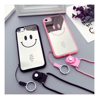 Ốp mặt cười tráng gương cho iPhone (ko kèm dây)