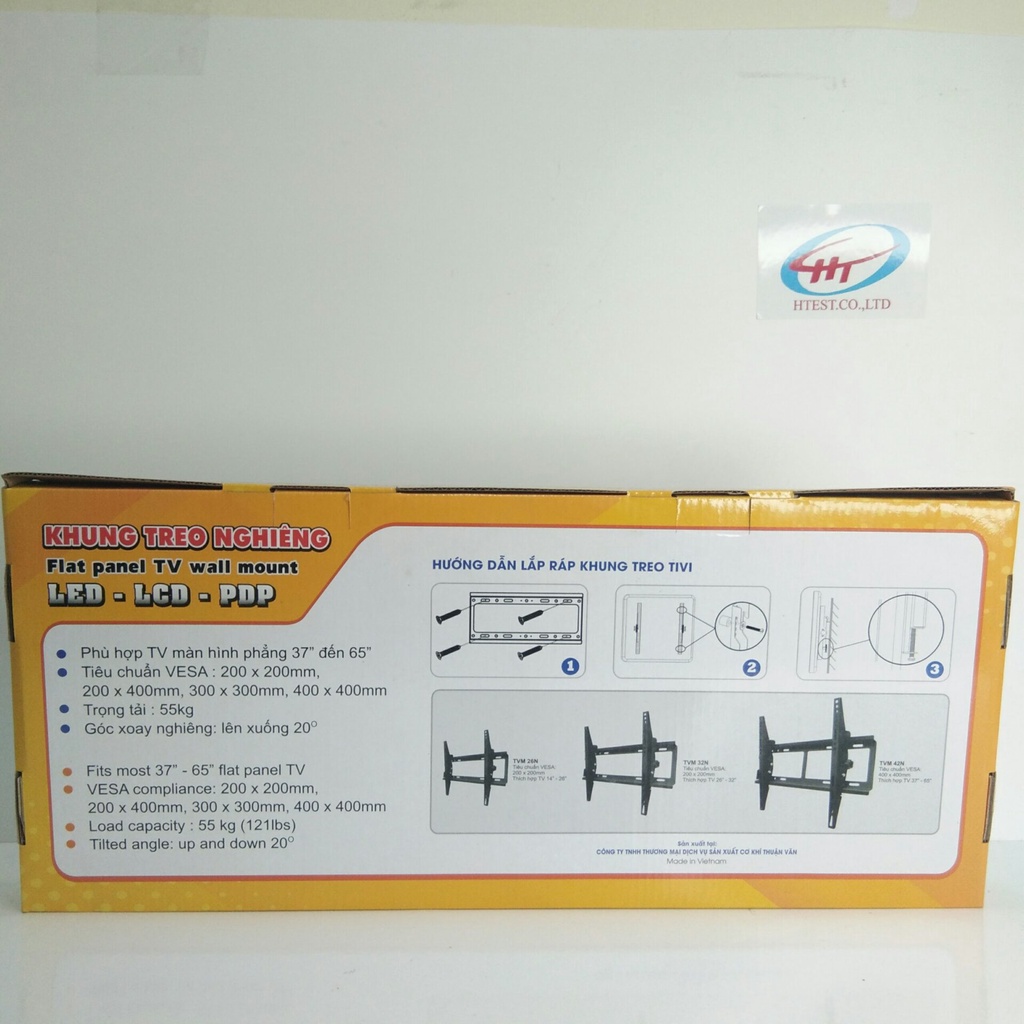 KHUNG TREO TIVI Giá tivi nghiêng 21-65 inch - Chính Hãng