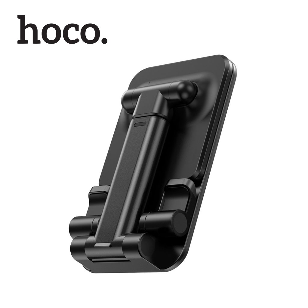 Giá đỡ điện thoại Hoco PH29A chỉnh được góc độ, cao thấp, gấp nhỏ bỏ túi, đỡ được nhiều máy kích thước lớn đến 13icnh