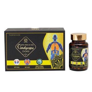 [Chính hãng] Đông Trùng Hạ Thảo - Cordyceps 500 bổ thận, bổ phổi, nâng cao sức đề kháng