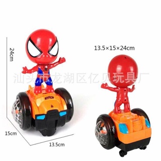 Người nhện đi xe thăng bằng