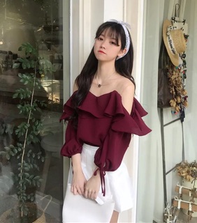 Áo trễ vai ulzzang