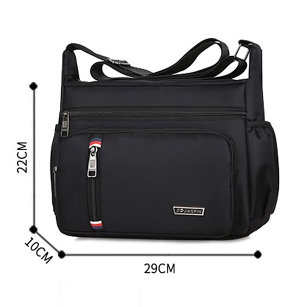 Túi xách, túi đeo chéo nữ vải dù 5 ngăn chống nước, chống xước cao cấp size 29cm TUI-63