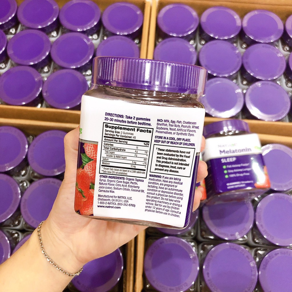 KẸO NGỦ NATROL MELATONIN SLEEP 10MG 90 VIÊN😍😍 | Thế Giới Skin Care
