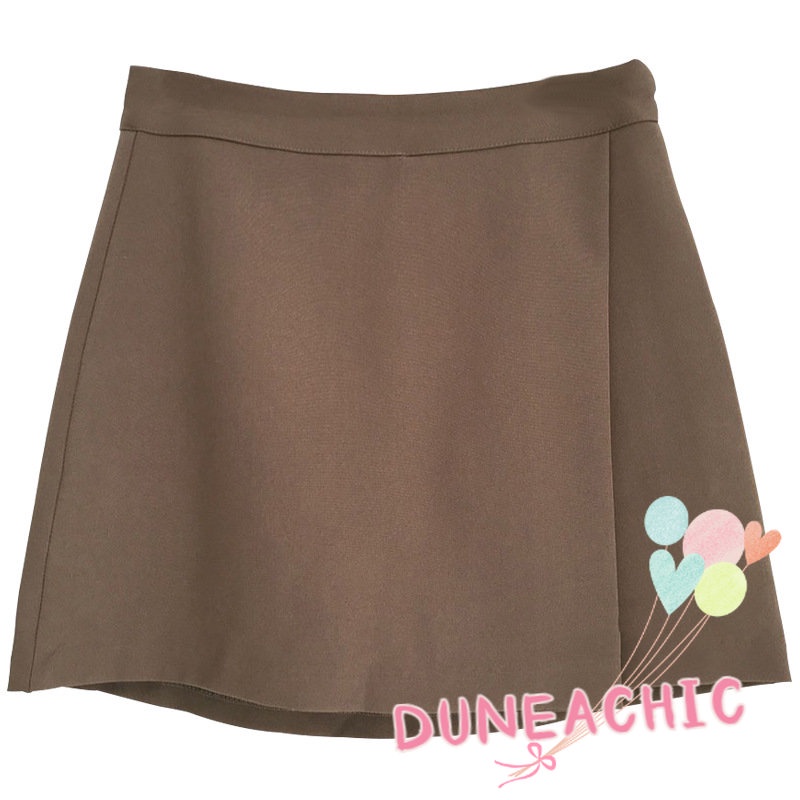 DUNEA Quần Culottes Lưng Cao Dáng Chữ A Xẻ Tà Quyến Rũ Dành Cho Nữ