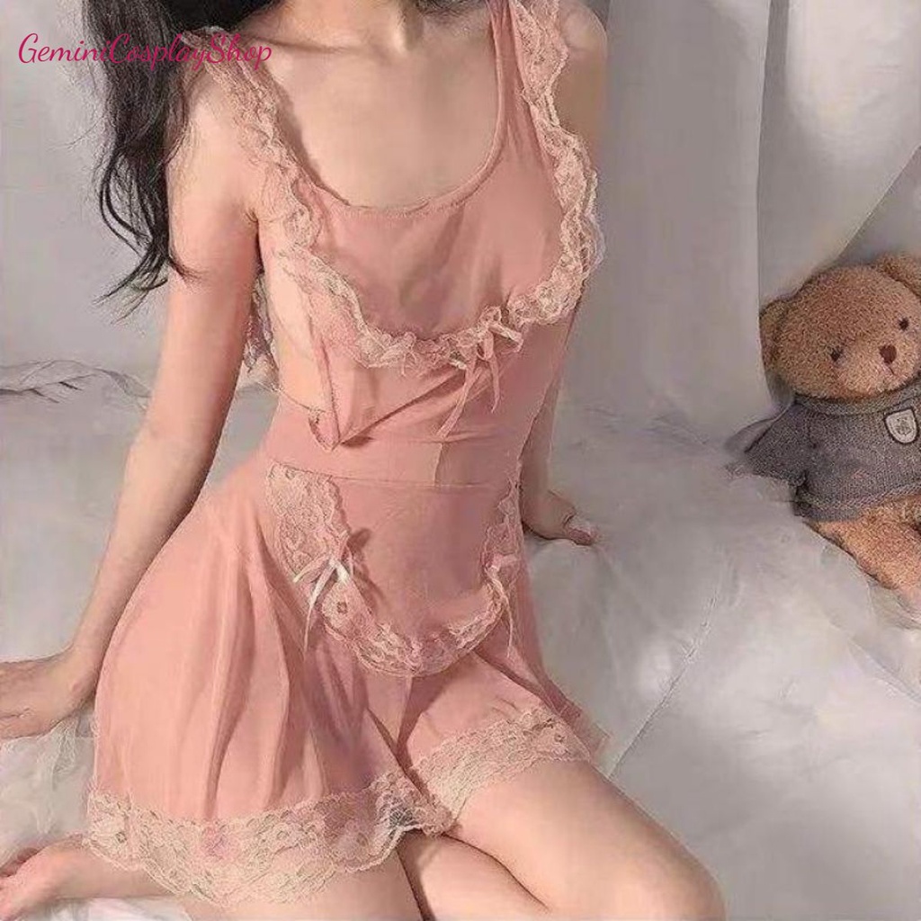 Đồ ngủ cosplay hầu gái gợi cảm