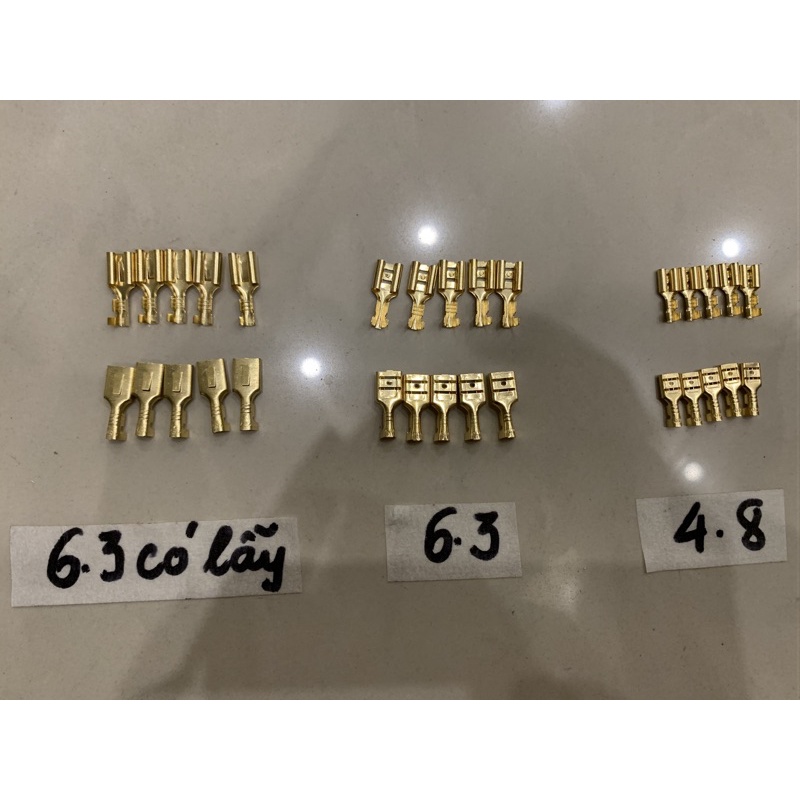 [COS/COSSE] Đầu cốt 4.8 mm 6.3mm / cos replay / cos cắm - DJ622-4.8