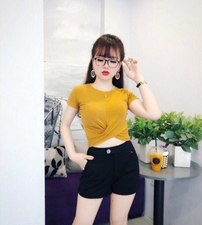 Áo xoắn eo siêu xinh
