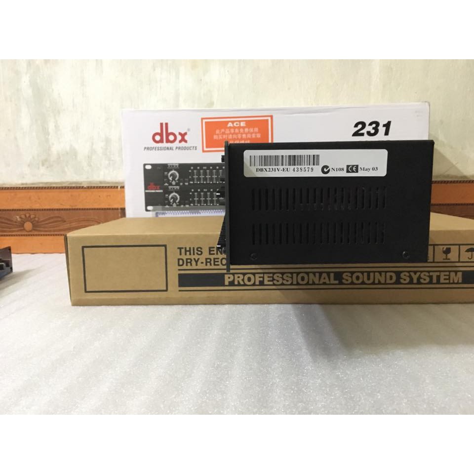 Lọc xì equalizer dbx 231 - lọc âm karaoke + TẶNG DÂY CANON CAO CẤP