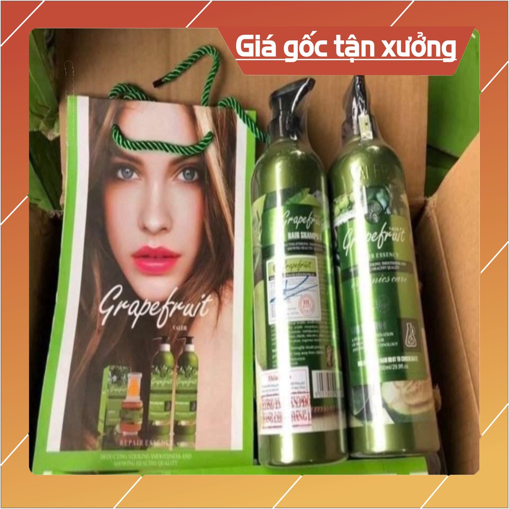 [GIÁ SỈ TOÀN QUỐC] BỘ DẦU GỘI CẶP BƯỞI GRAPEFRUIT VALER TRỊ RỤNG TÓC VÀ TÁI TẠO TÓC