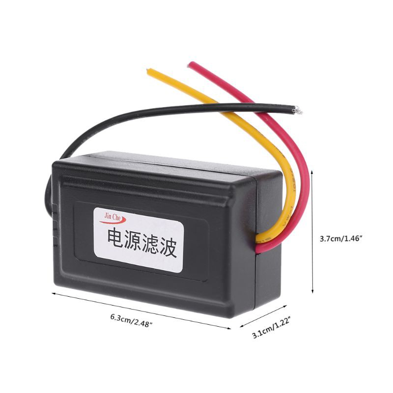 Bộ lọc nguồn âm thanh cho xe ô tô DC 12v